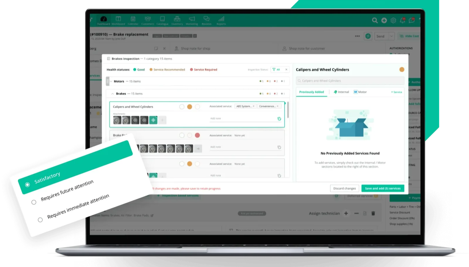 AutoLeap Digital Vehicle Inspection redesign